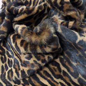 Leopard Print Longwool | Hair-On Calf Hide