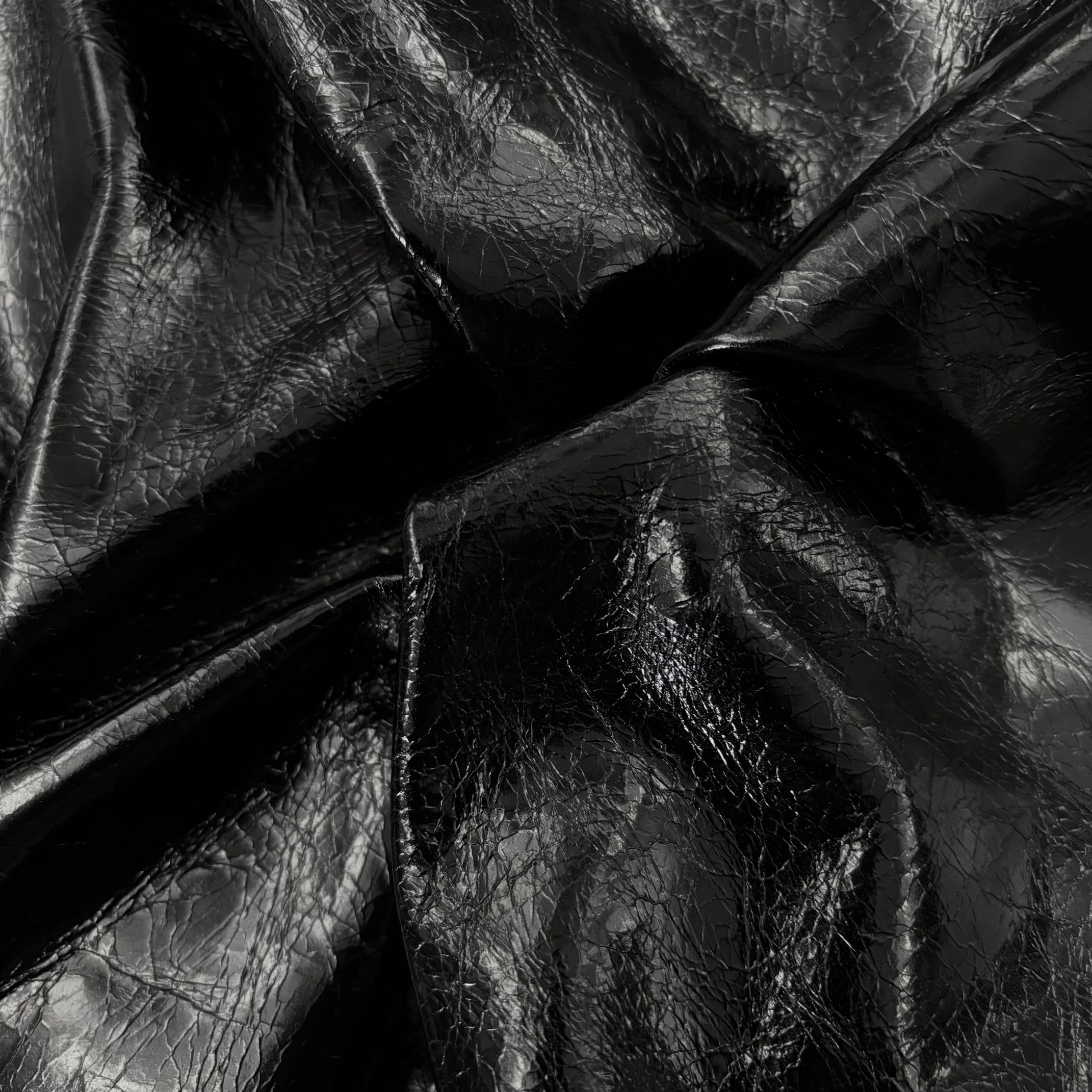 Faux Leather Textured Western Black | Heavyweight Faux Leather Fabric |  Home Decor Fabric | 54 Wide