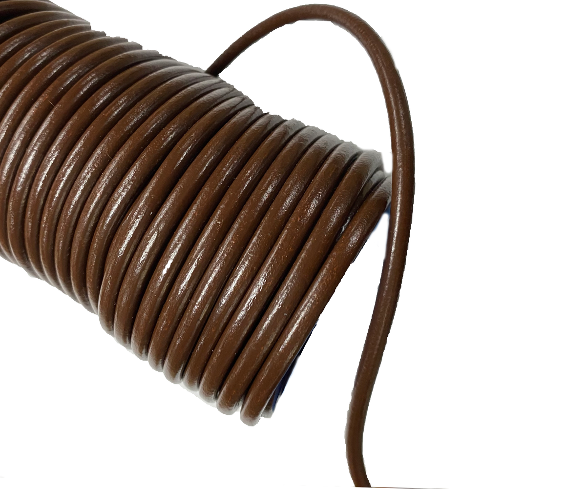 Brown Leather Cord | 1 yard