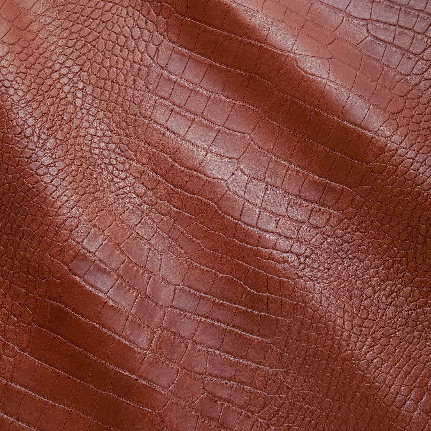  Enamel & Glitter Alligator Grain Embossed Leather