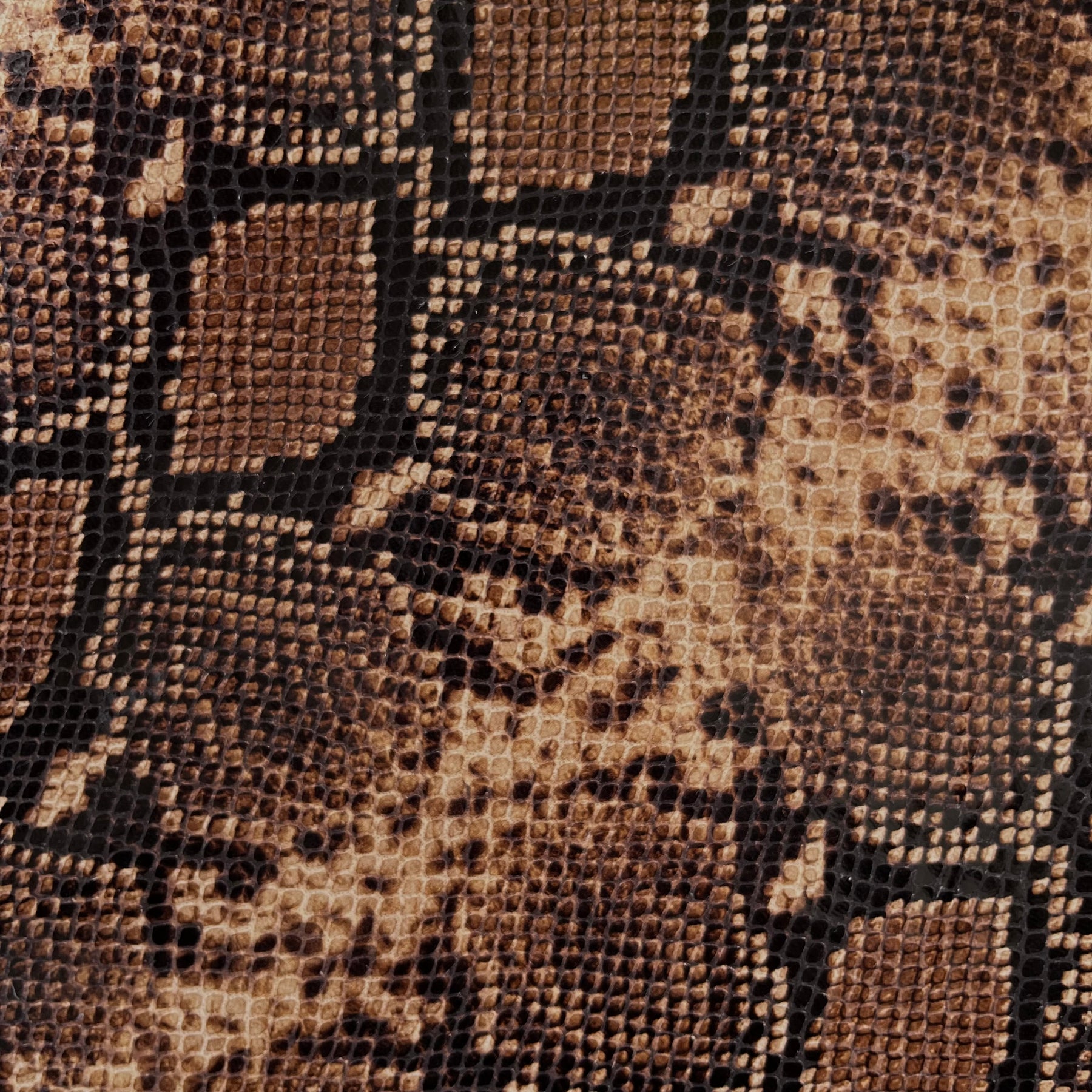 Python Snake Pattern Genuine Cowhide Leather Case for Google Pixel